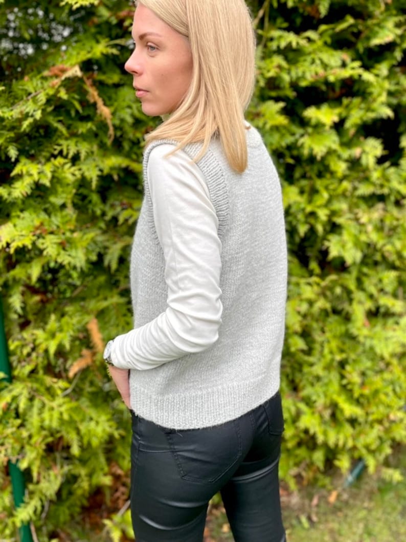 Serenity Vest Knitting Pattern