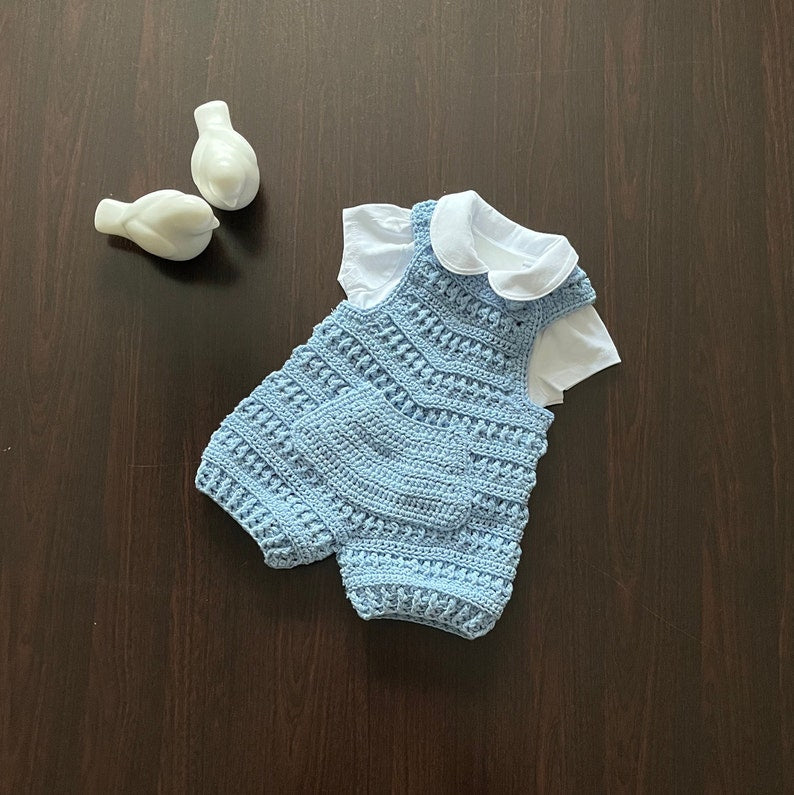 Sky Romper Crochet Pattern