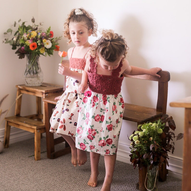 Floral Dress Crochet Pattern