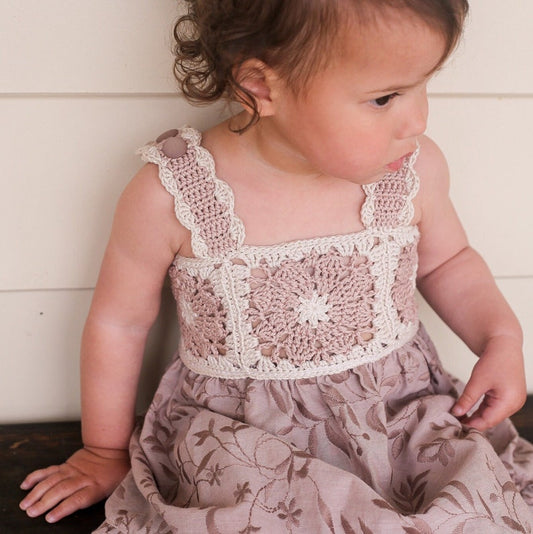 Floral Dress Crochet Pattern