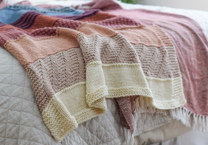 Emberridge Blanket Knitting Pattern