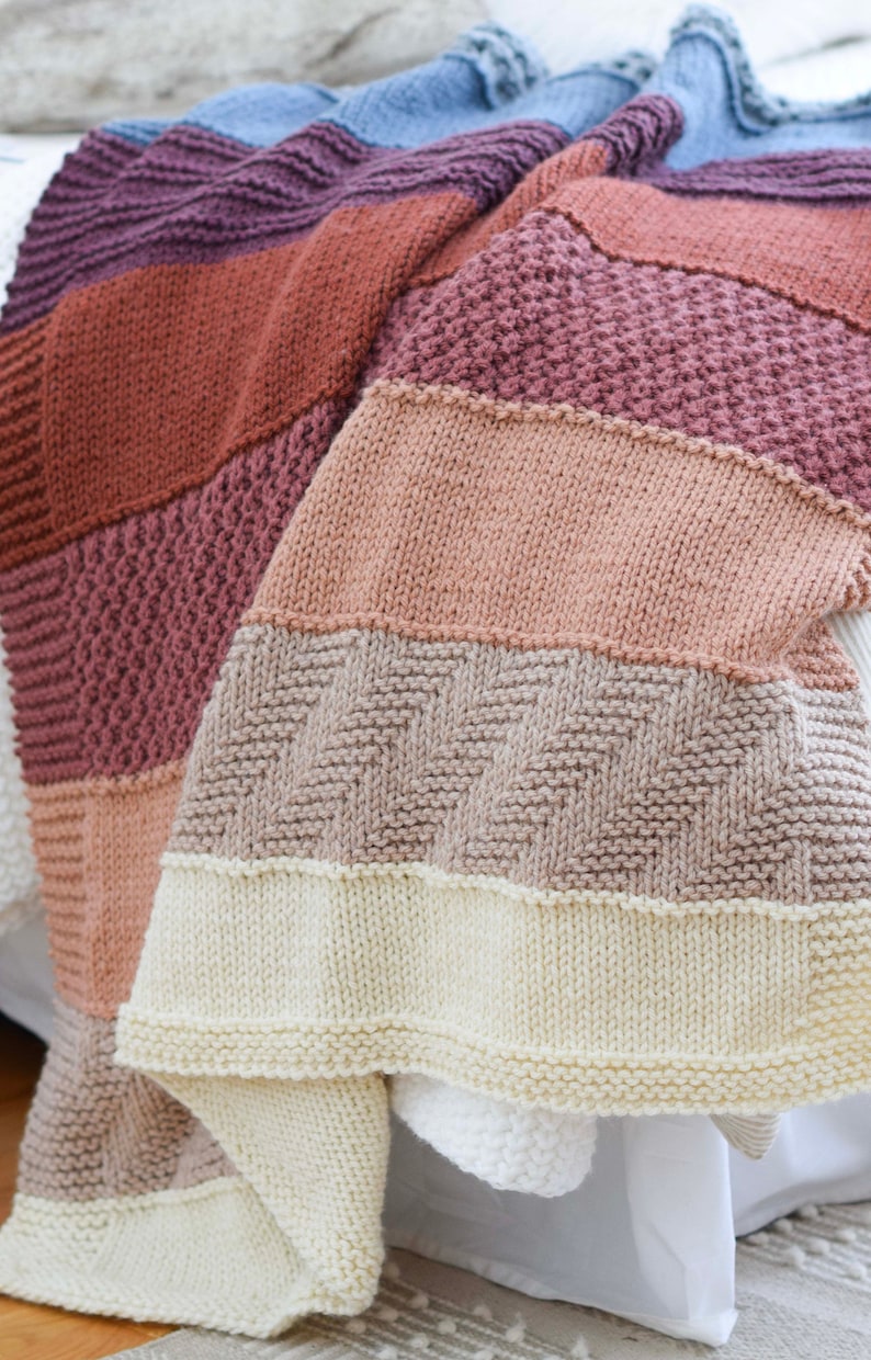 Emberridge Blanket Knitting Pattern