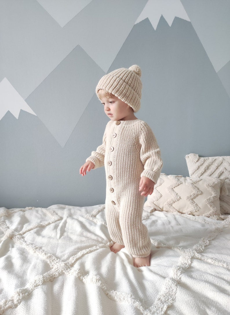 Frosted Blue Baby Set Knitting Pattern