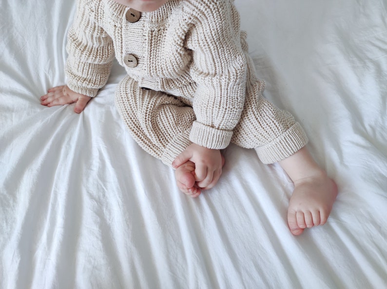 Frosted Blue Baby Set Knitting Pattern