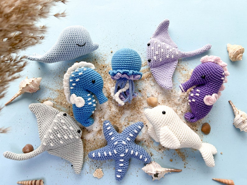 Sea Friends Crochet Pattern