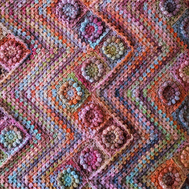 Bloomscape Blanket Crochet Pattern