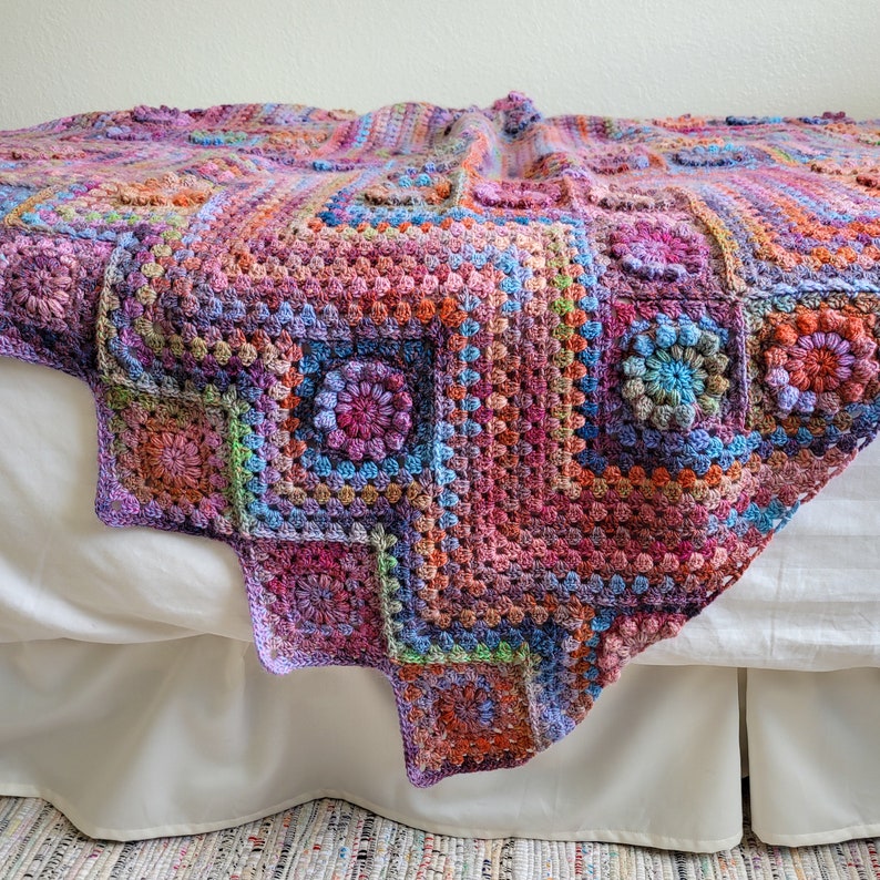 Bloomscape Blanket Crochet Pattern