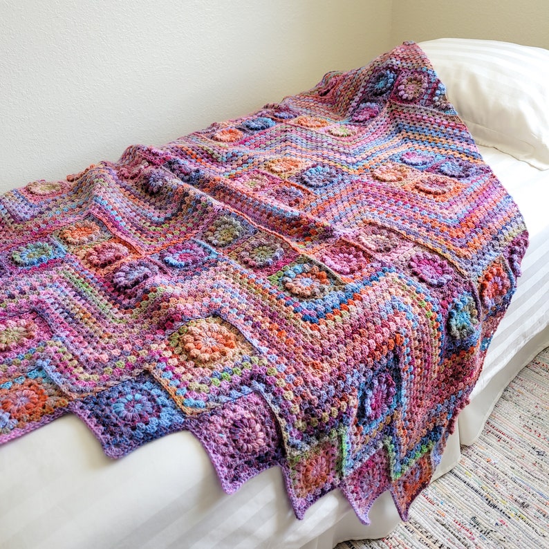 Bloomscape Blanket Crochet Pattern