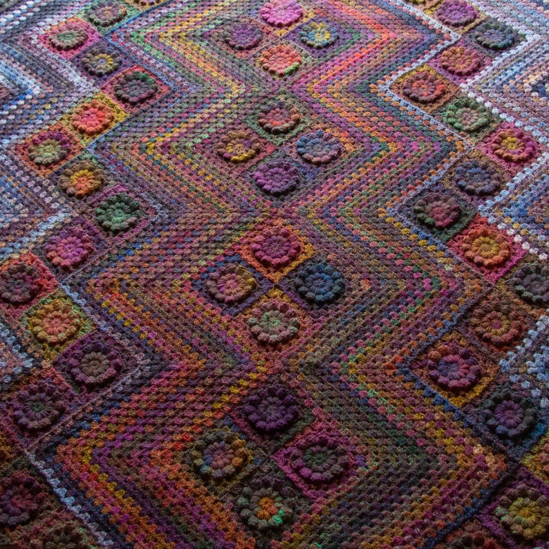 Bloomscape Blanket Crochet Pattern