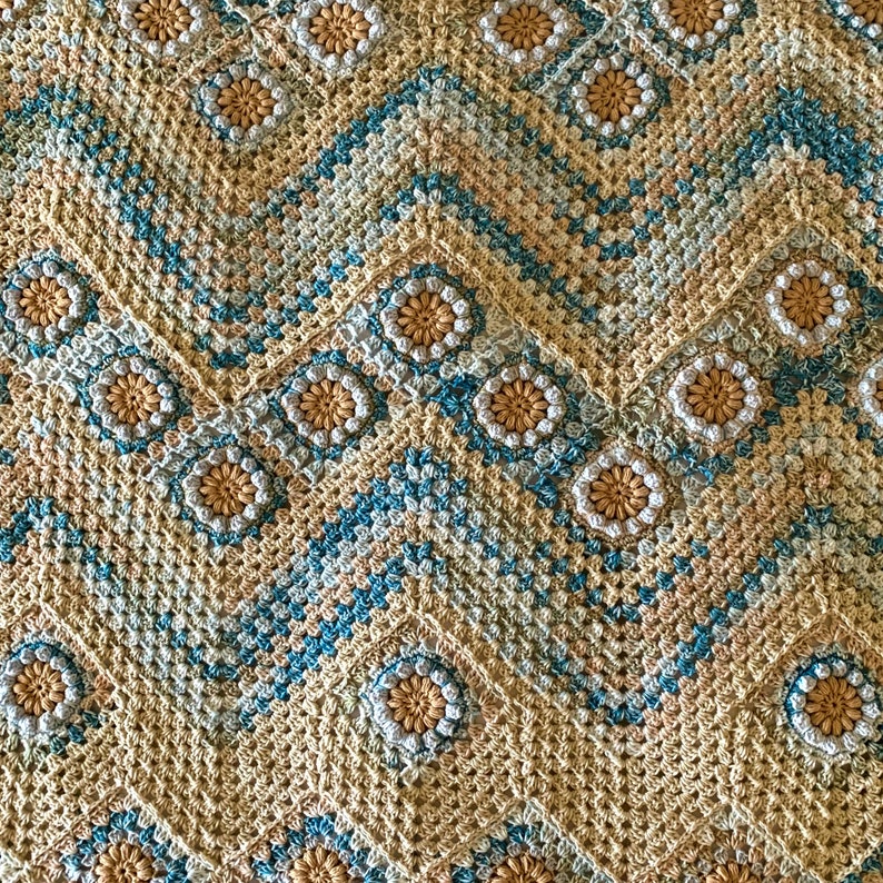 Bloomscape Blanket Crochet Pattern