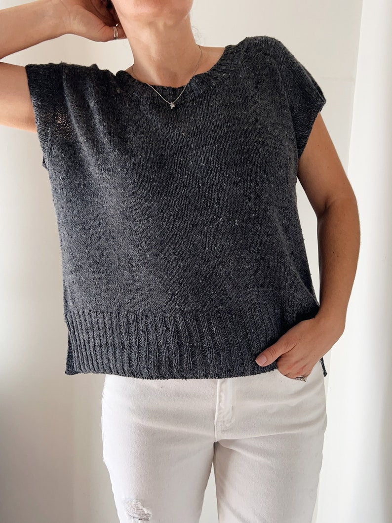 Mossvale Top Knitting Pattern