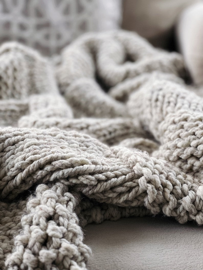 Riverbend Blanket Knitting Pattern