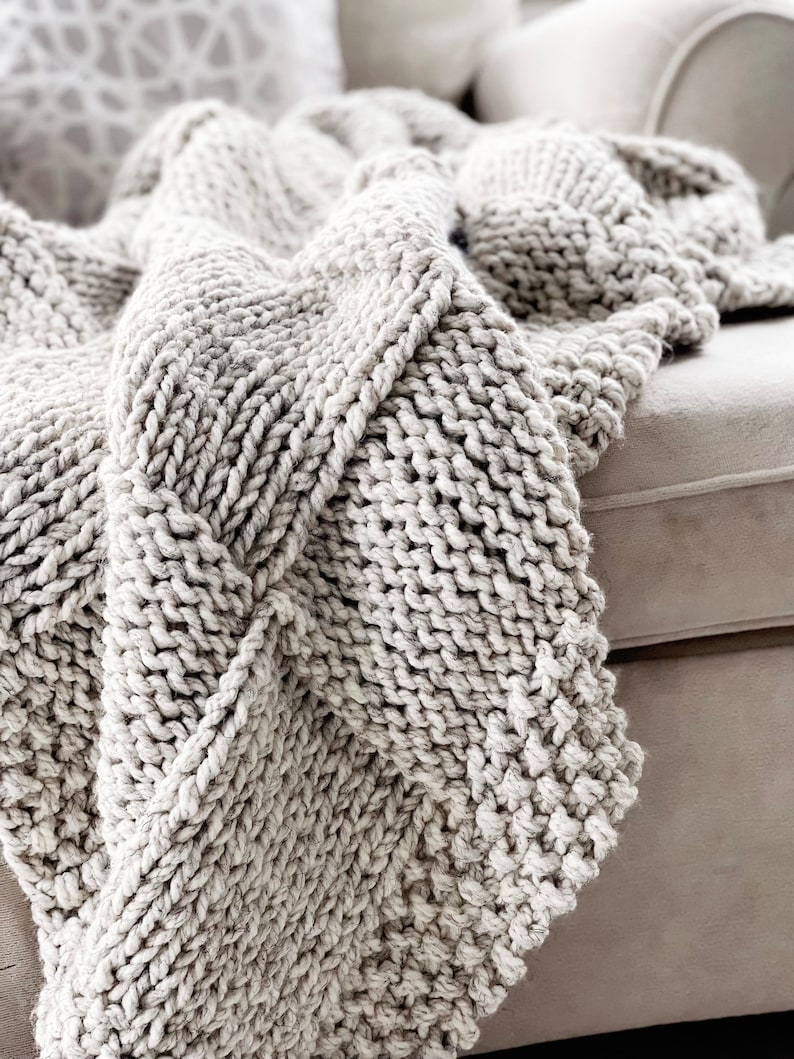 Riverbend Blanket Knitting Pattern