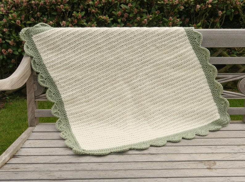 Scallop Blanket Crochet Pattern