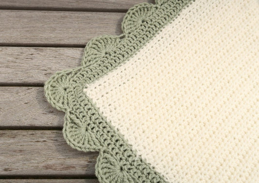 Scallop Blanket Crochet Pattern