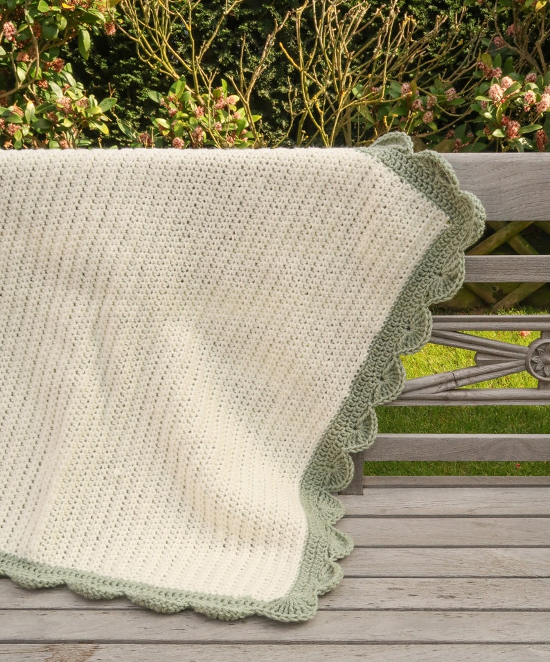 Scallop Blanket Crochet Pattern