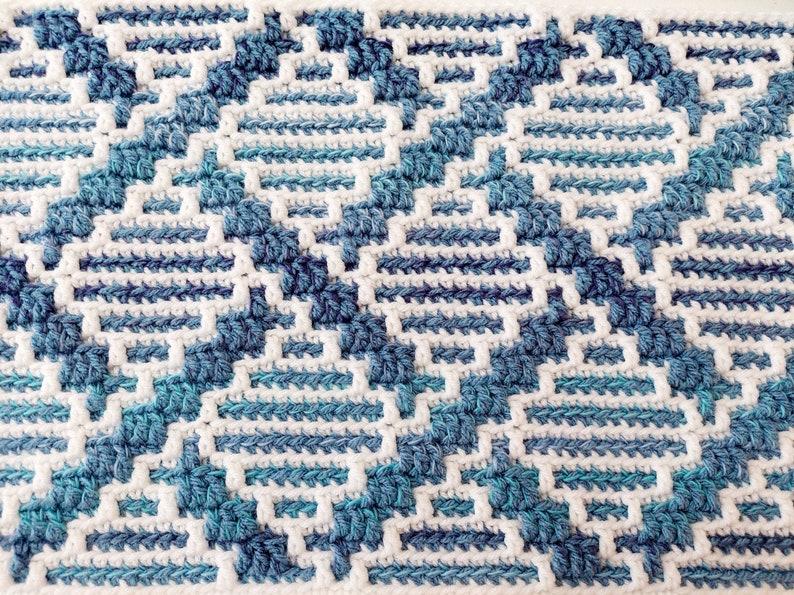 Driftwaves Blanket Crochet Pattern