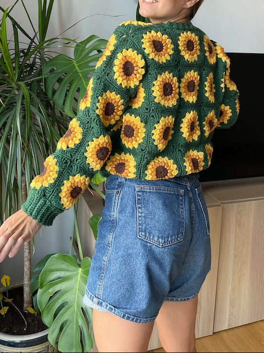 Sunflower Granny Cardigan Pattern