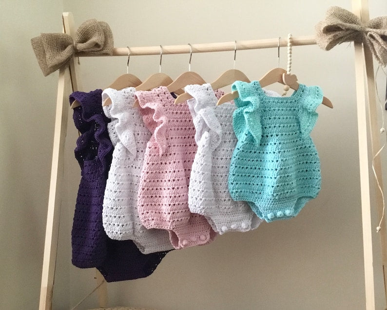 Frill Romper Crochet Pattern