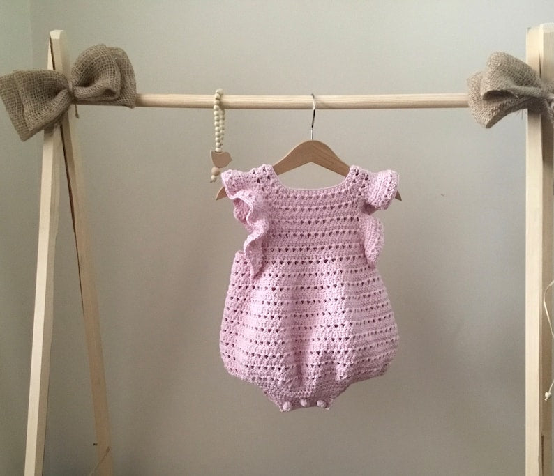 Frill Romper Crochet Pattern