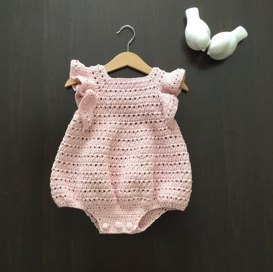 Frill Romper Crochet Pattern