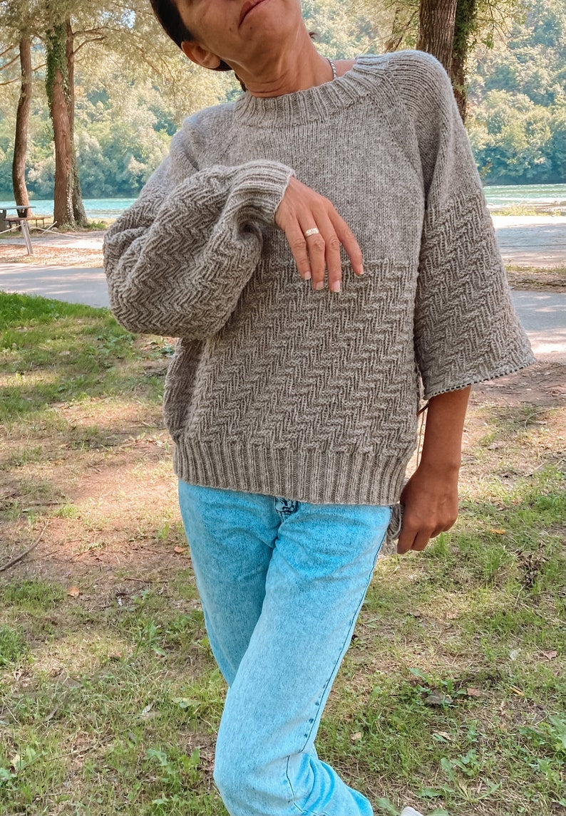 Driftstone Sweater Knitting Pattern