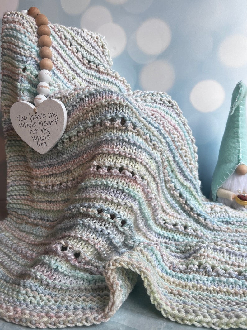 Modern Nest Blanket Knitting Pattern