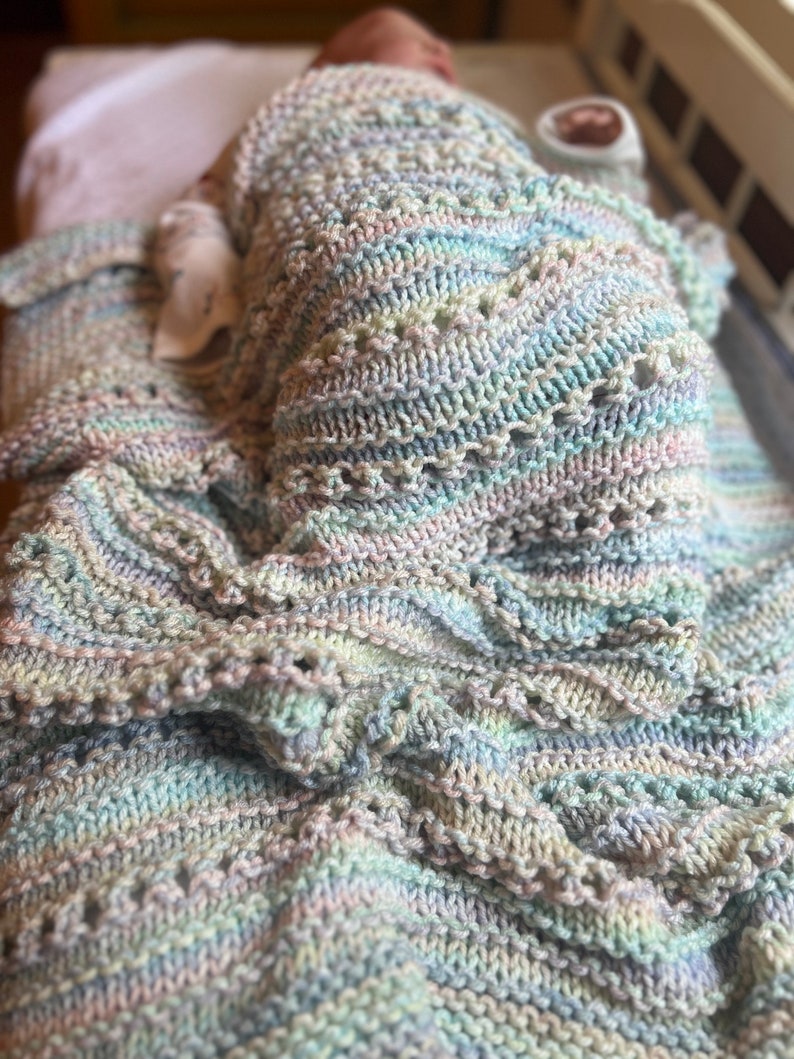 Modern Nest Blanket Knitting Pattern