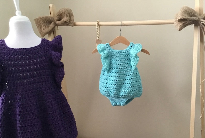 Frill Romper Crochet Pattern