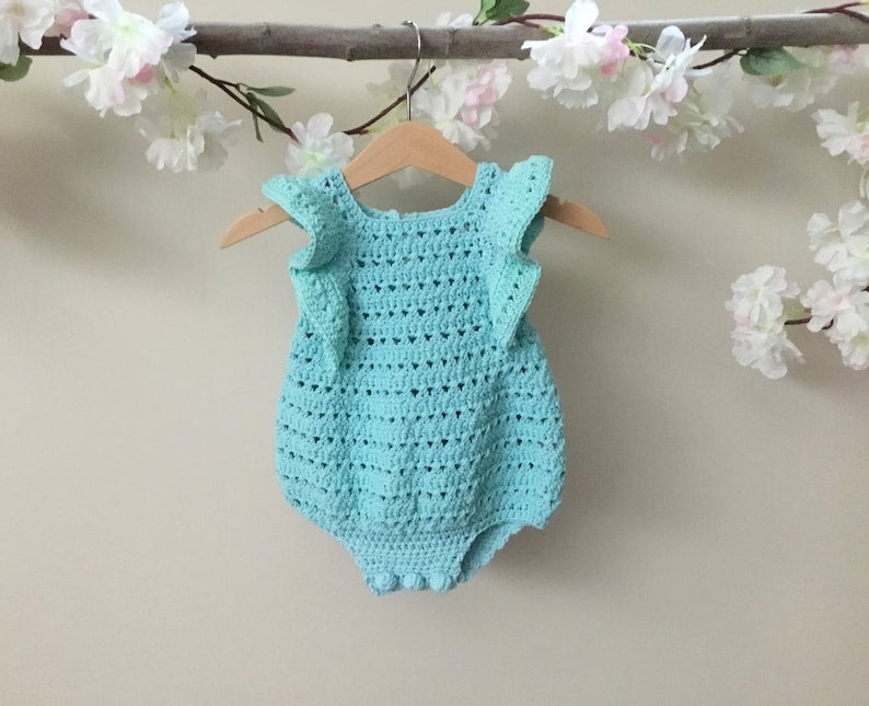 Frill Romper Crochet Pattern
