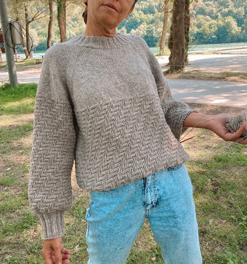 Driftstone Sweater Knitting Pattern