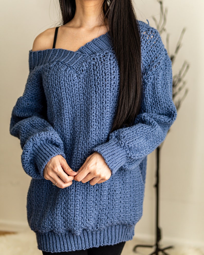 Cornflower Sweater Crochet Pattern