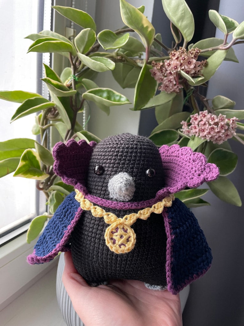 Nightshade Crow Crochet Pattern