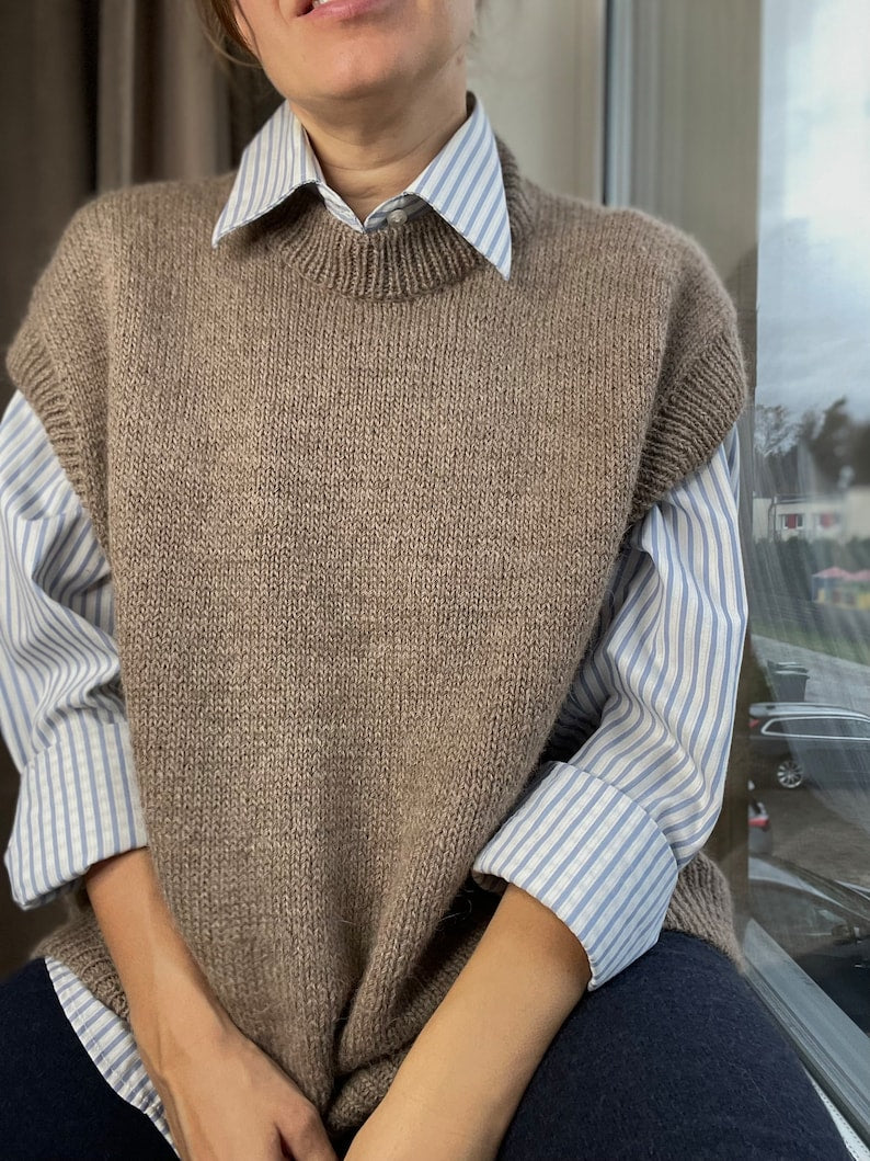 Stoneveil Vest Knitting Pattern