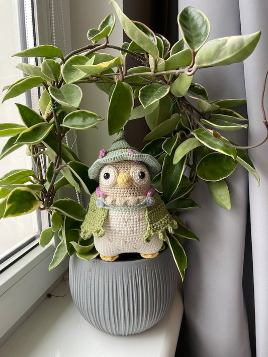 Thistle Owl Crochet Pattern