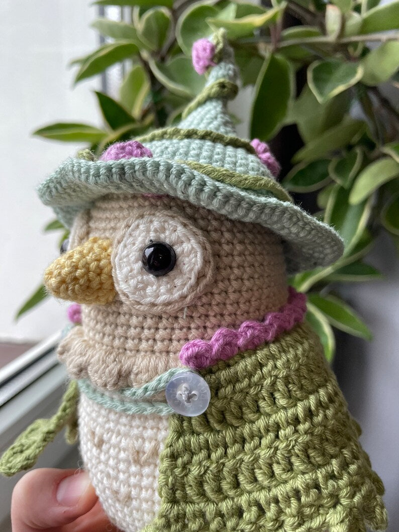 Thistle Owl Crochet Pattern