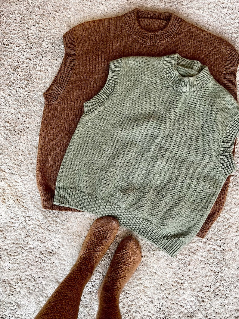 Stoneveil Vest Knitting Pattern