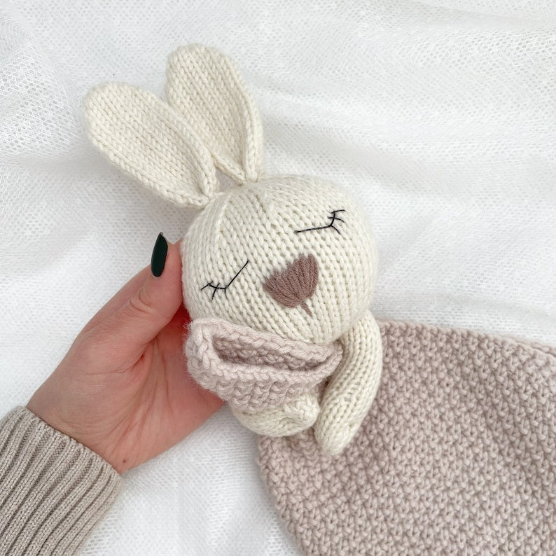 Bunny Lovey Knitting Pattern