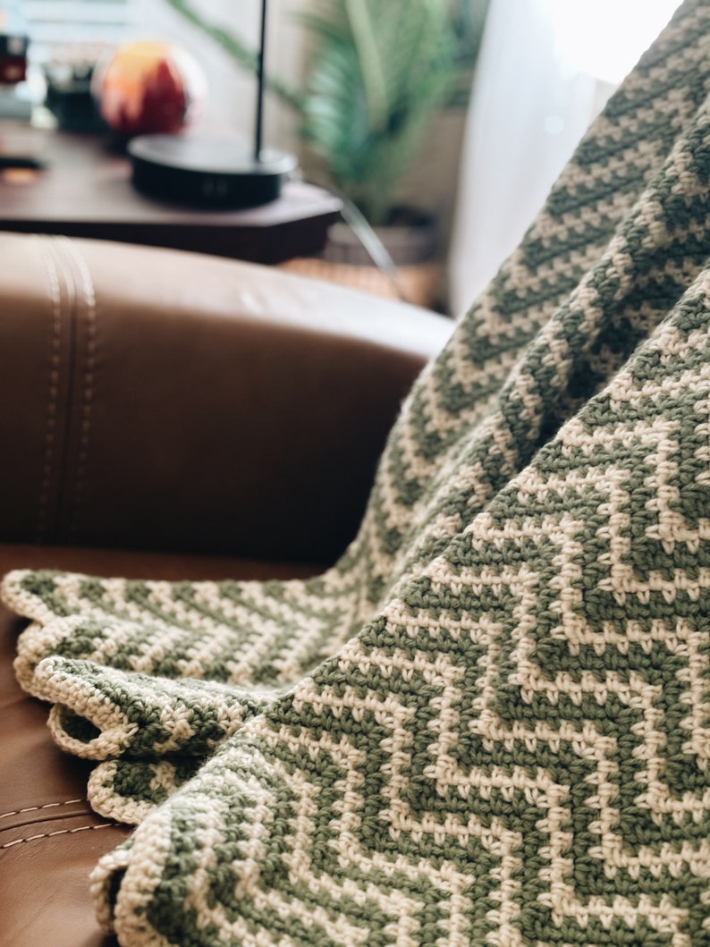 Willow Wave Blanket Crochet Pattern
