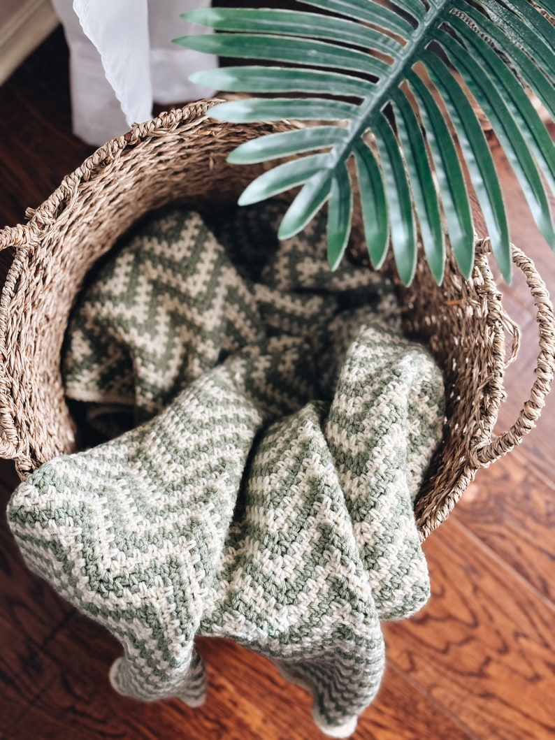 Willow Wave Blanket Crochet Pattern
