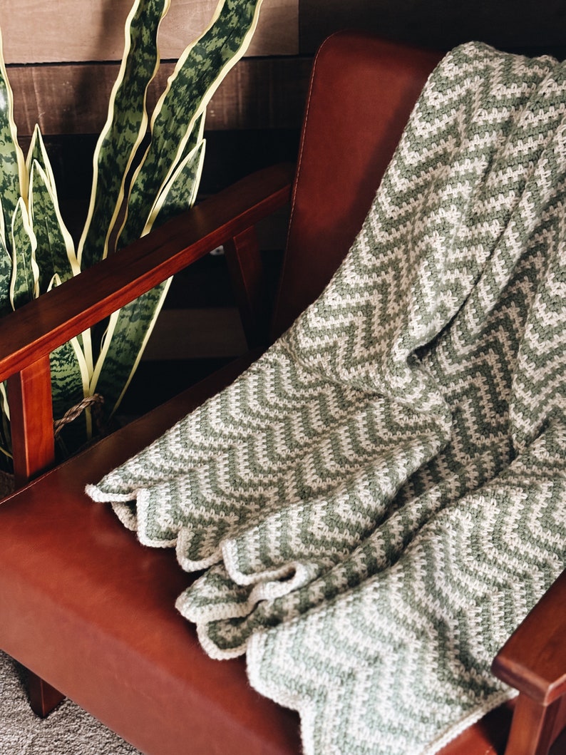 Willow Wave Blanket Crochet Pattern