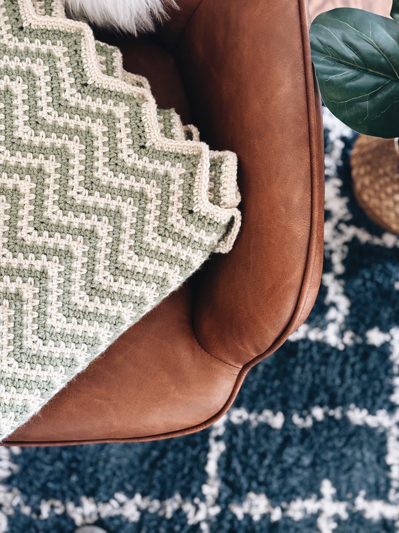 Willow Wave Blanket Crochet Pattern