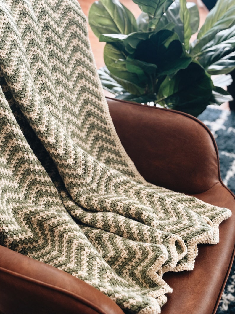Willow Wave Blanket Crochet Pattern