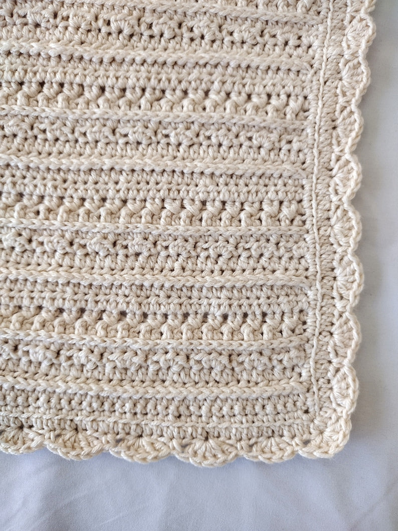 Almond Breeze Blanket Crochet Pattern
