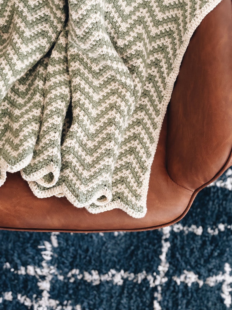 Willow Wave Blanket Crochet Pattern