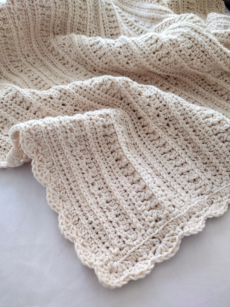 Almond Breeze Blanket Crochet Pattern