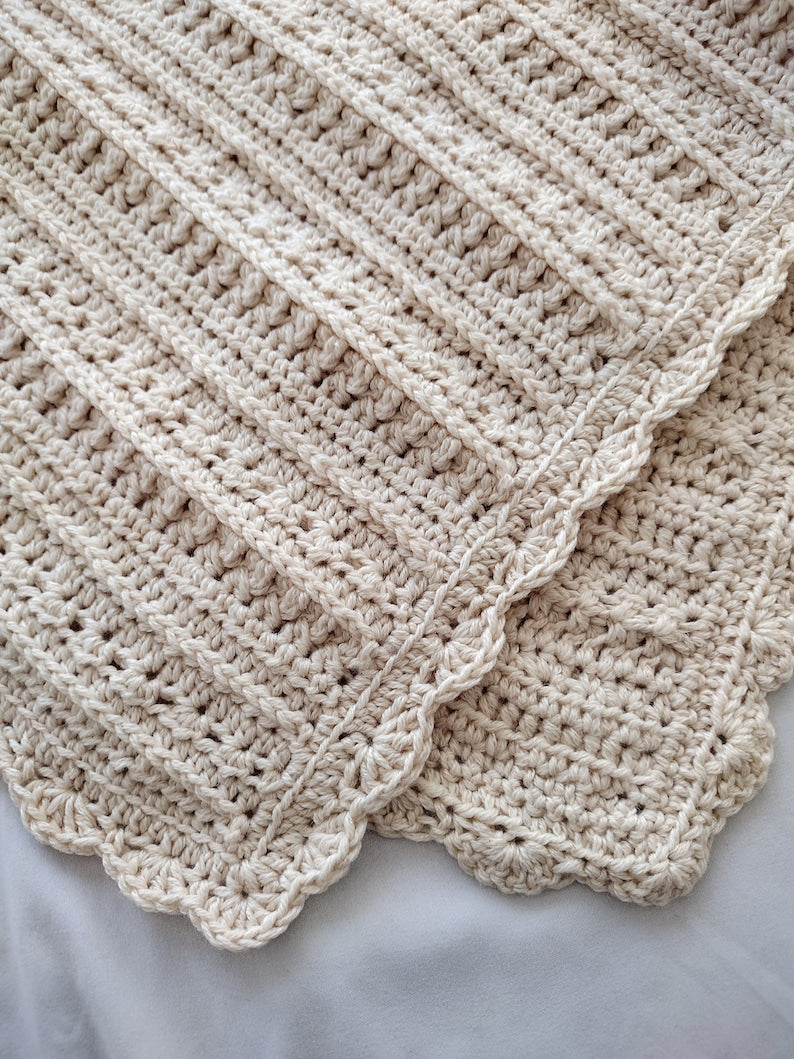 Almond Breeze Blanket Crochet Pattern