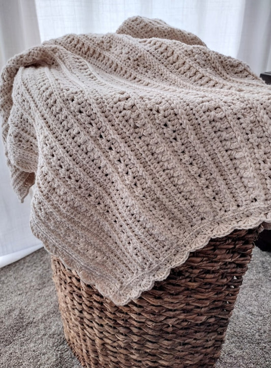 Almond Breeze Blanket Crochet Pattern