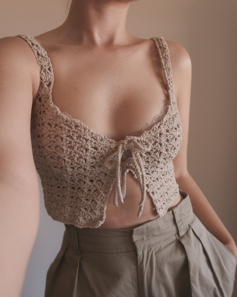 Sandrift Top Crochet Pattern