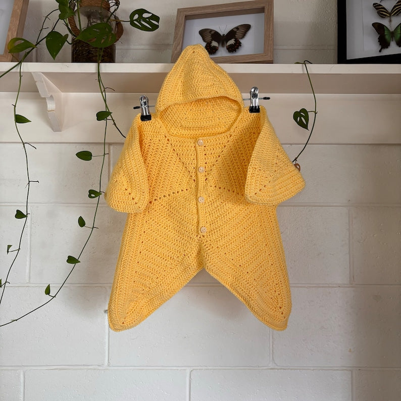 Star Baby Suit Crochet Pattern